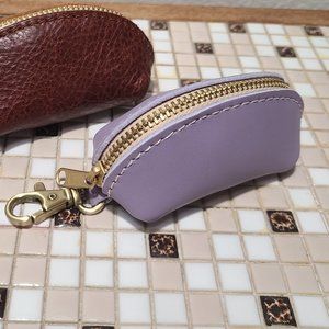 Portland Leather Mini Taco Keychain - LAVENDER